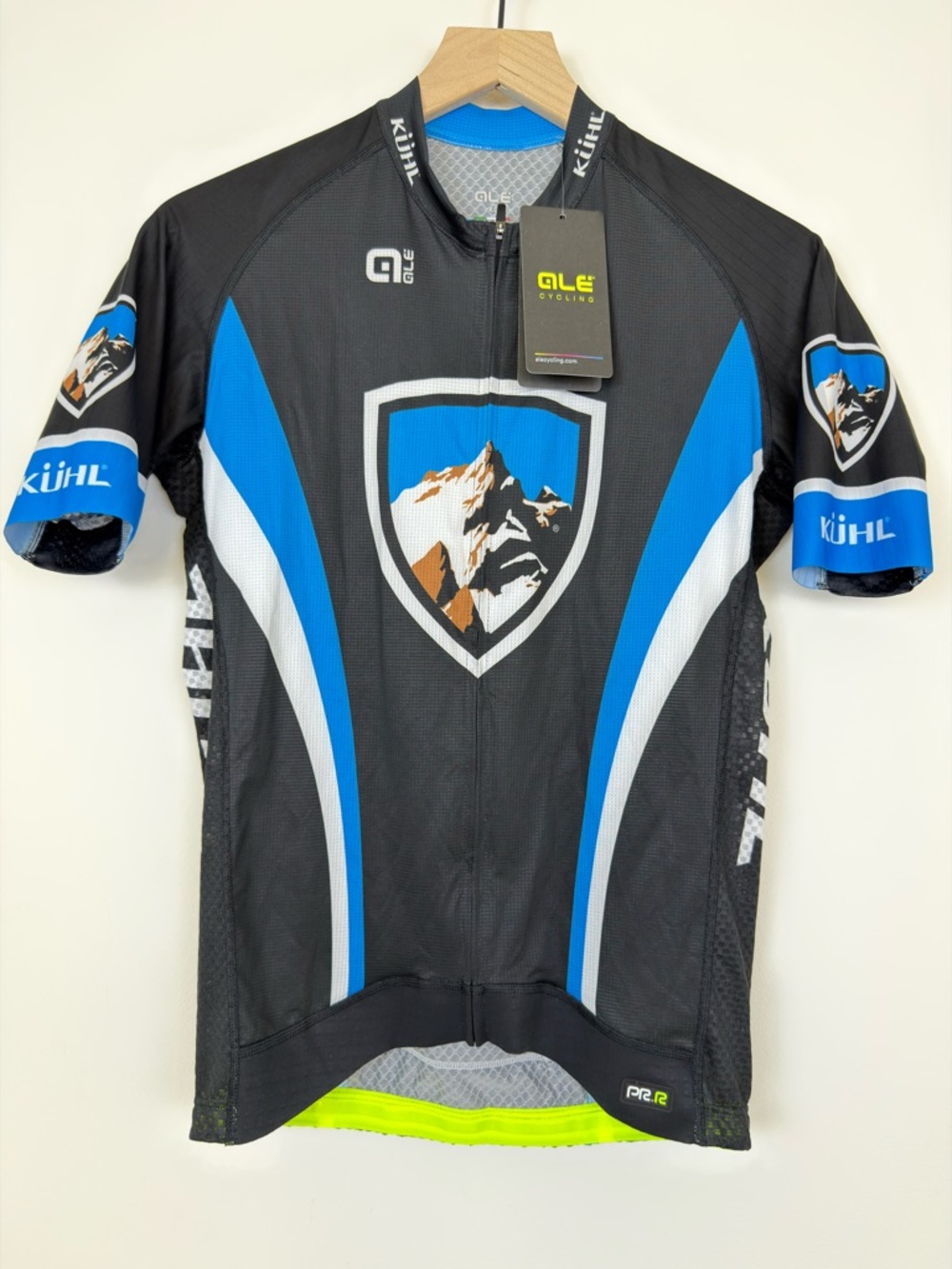 ALE Cycling PRR Kuhl Team Jersey Mens XL Full Zip Made In Italy NWT